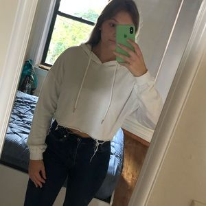 Cropped sweatshirt